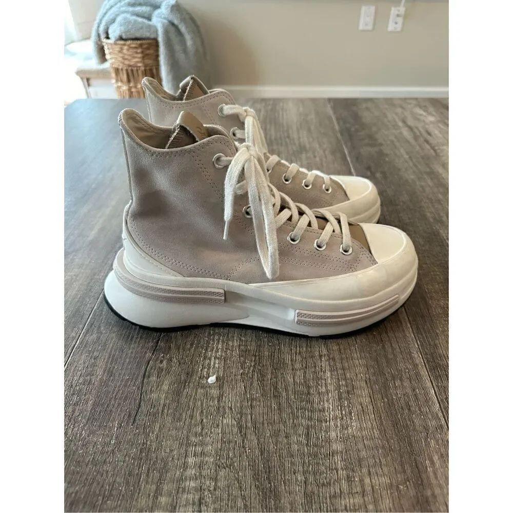 Converse Run Star Legacy CX HI Grey Khaki Unisex Platform Casual Size 5.5